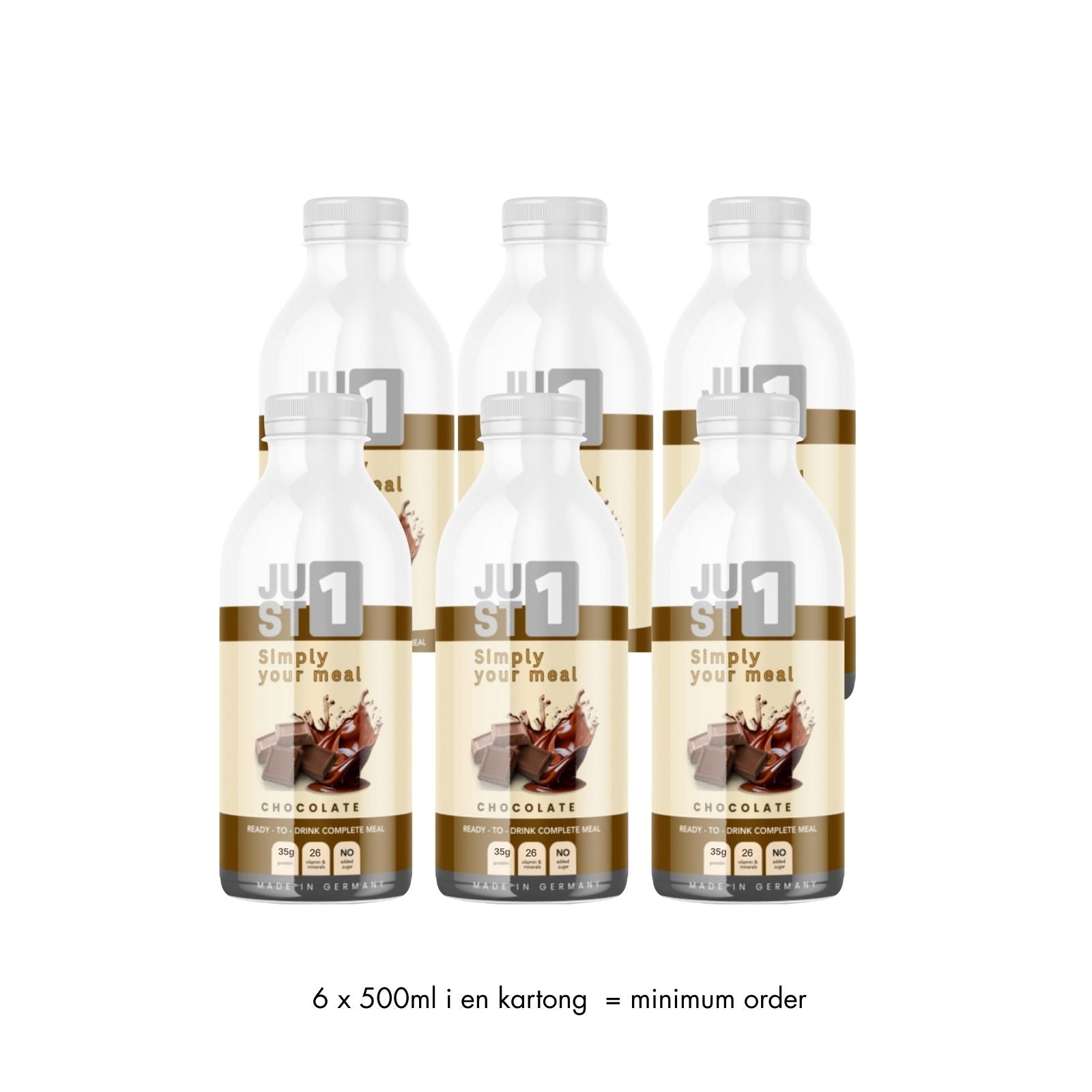 JUST1 Choklad 6-pack