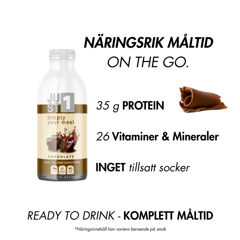 JUST1 Choklad 6-pack