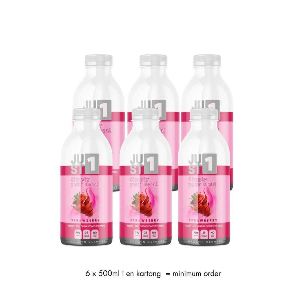JUST1 Jordgubb 6-pack