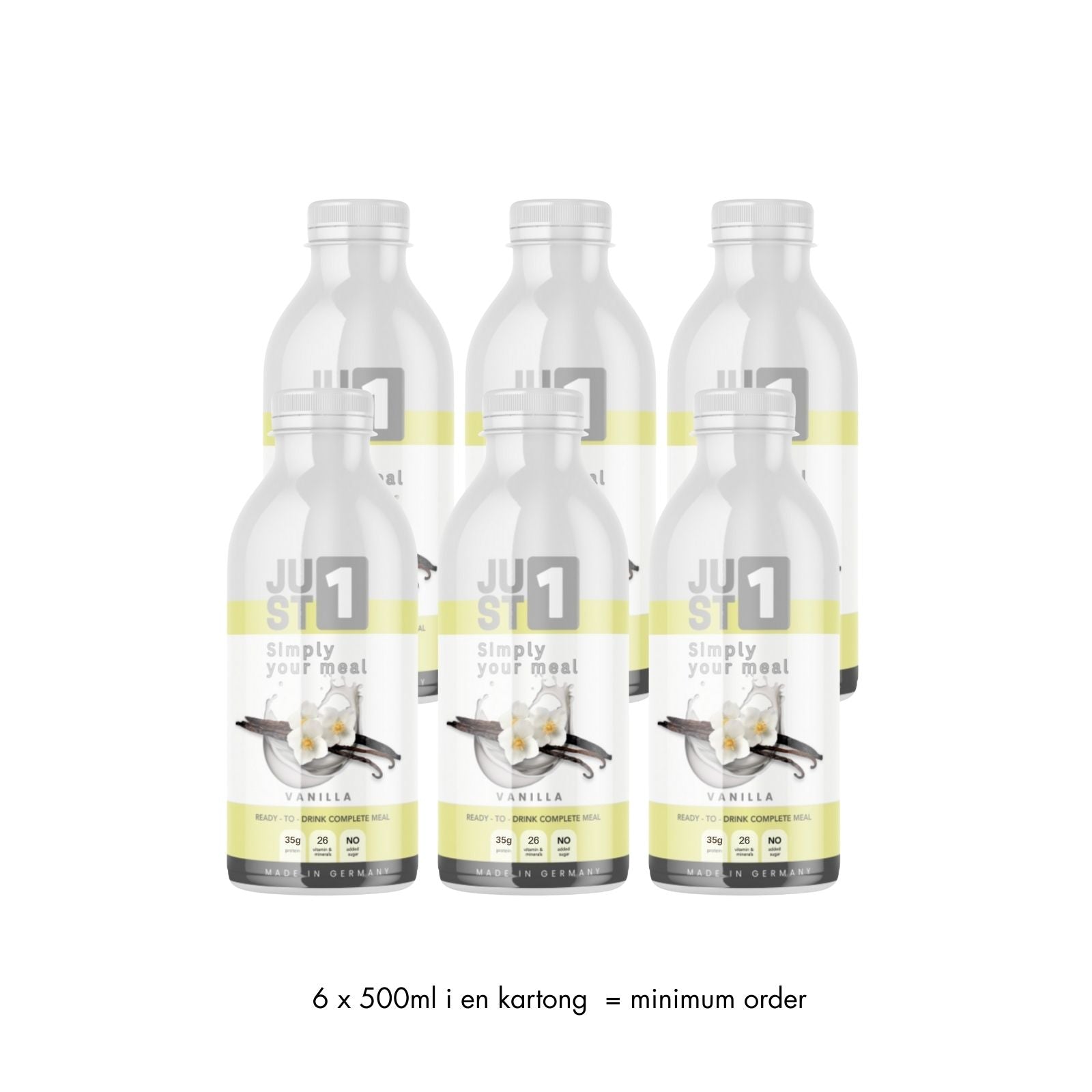 JUST1 Vanilj 6-pack