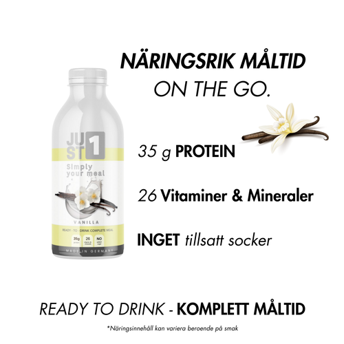 JUST1 Vanilj 6-pack
